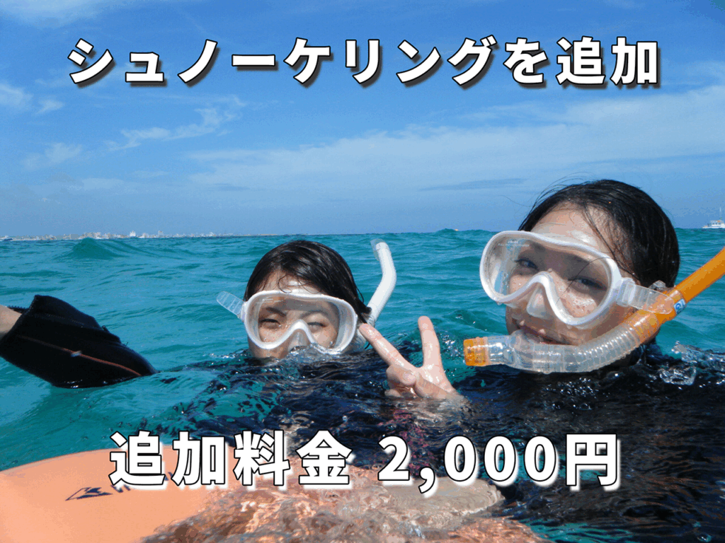 シュノーケリング追加画面